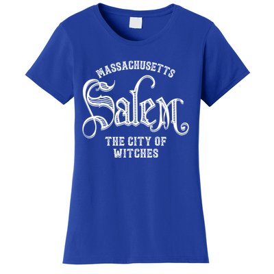 Vintage Salem The City Of Witches Massachusetts Vintage Gift Women's T-Shirt