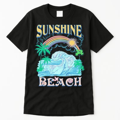 Vintage Summer Time Sunshine Beach Tall T-Shirt