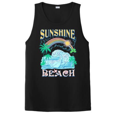 Vintage Summer Time Sunshine Beach PosiCharge Competitor Tank