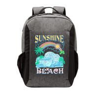Vintage Summer Time Sunshine Beach Vector Backpack