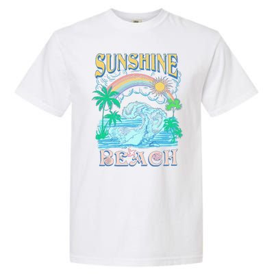 Vintage Summer Time Sunshine Beach Garment-Dyed Heavyweight T-Shirt