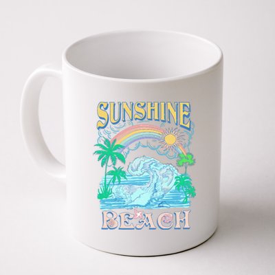 Vintage Summer Time Sunshine Beach Coffee Mug