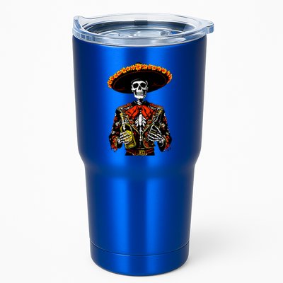 Vintage Skeleton Tequila Mexico Dia De Los Muertos Mexican Tumbler