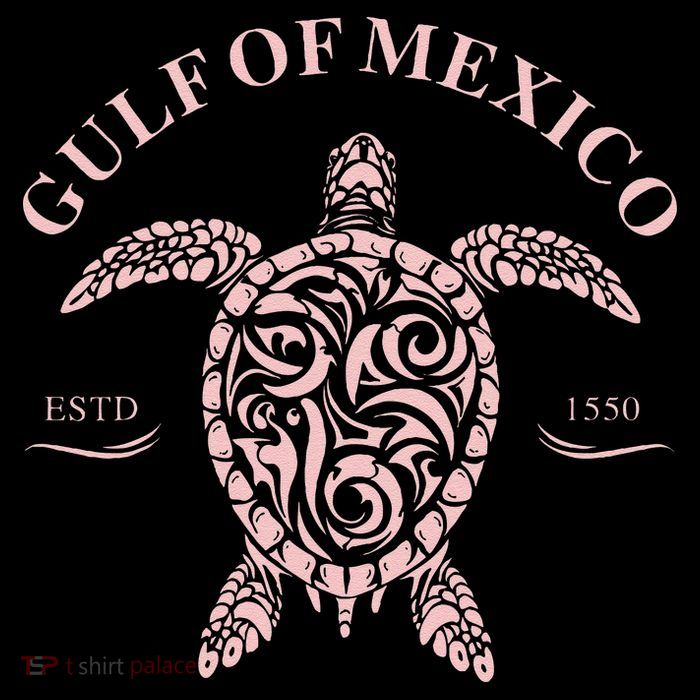 Vintage Sea Turtle Gulf of Mexico Est 1550 Anti Trump Tall T-Shirt
