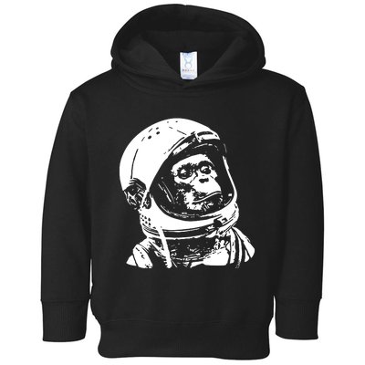 Vintage Space Travel Astronaut Monkey Toddler Hoodie