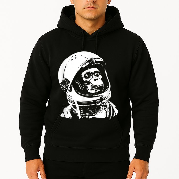 Vintage Space Travel Astronaut Monkey Hoodie