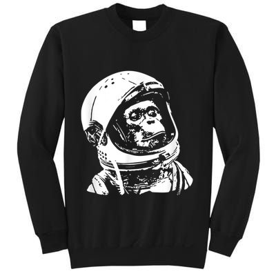 Vintage Space Travel Astronaut Monkey Sweatshirt