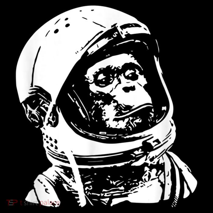 Vintage Space Travel Astronaut Monkey Sweatshirt