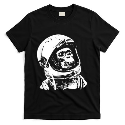 Vintage Space Travel Astronaut Monkey T-Shirt
