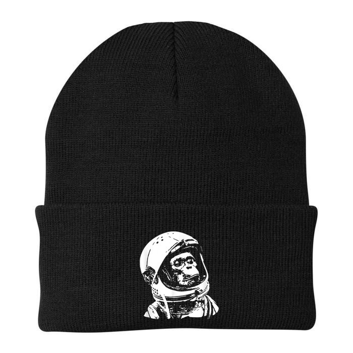 Vintage Space Travel Astronaut Monkey Beanie