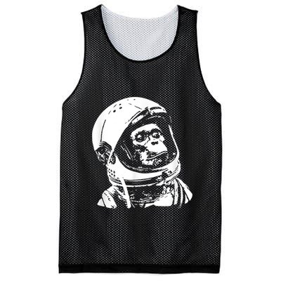 Vintage Space Travel Astronaut Monkey Mesh Reversible Basketball Jersey Tank