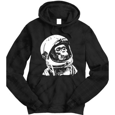 Vintage Space Travel Astronaut Monkey Tie Dye Hoodie
