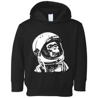 Vintage Space Travel Astronaut Monkey Toddler Hoodie