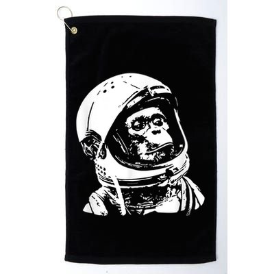 Vintage Space Travel Astronaut Monkey Golf Towel