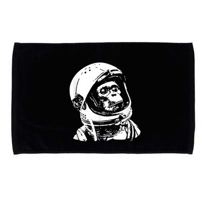 Vintage Space Travel Astronaut Monkey Microfiber Hand Towel