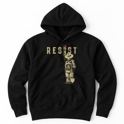 Vintage The Resist Bear Hoodie