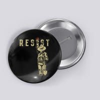 Vintage The Resist Bear Button