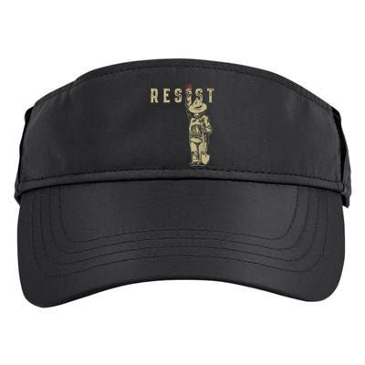Vintage The Resist Bear Adult Drive Performance Visor