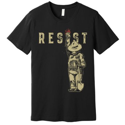 Vintage The Resist Bear Premium T-Shirt