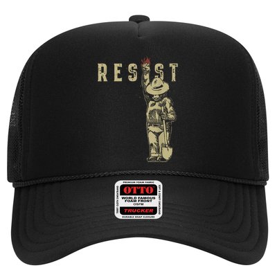 Vintage The Resist Bear Trucker Hat