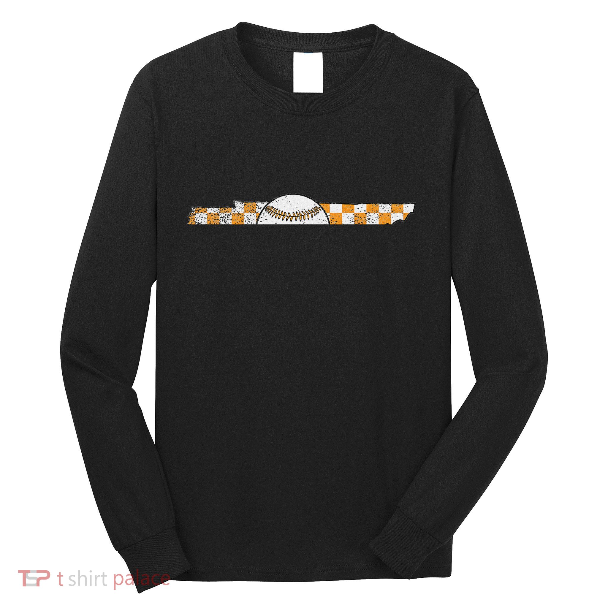 Volunr State Tennessee Checkerboard Baseball Tennessee Long Sleeve Shirt