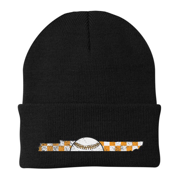 Volunr State Tennessee Checkerboard Baseball Tennessee Beanie