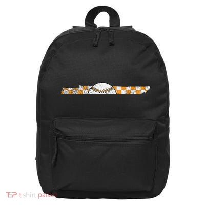 Volunr State Tennessee Checkerboard Baseball Tennessee 16 in Basic Backpack