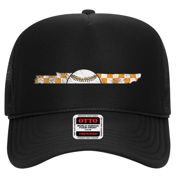Volunr State Tennessee Checkerboard Baseball Tennessee Trucker Hat