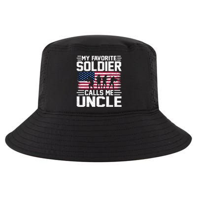 Vintage Style Usa Flag Soldier Uncle Army Father's Day Gift Cool Comfort Performance Bucket Hat