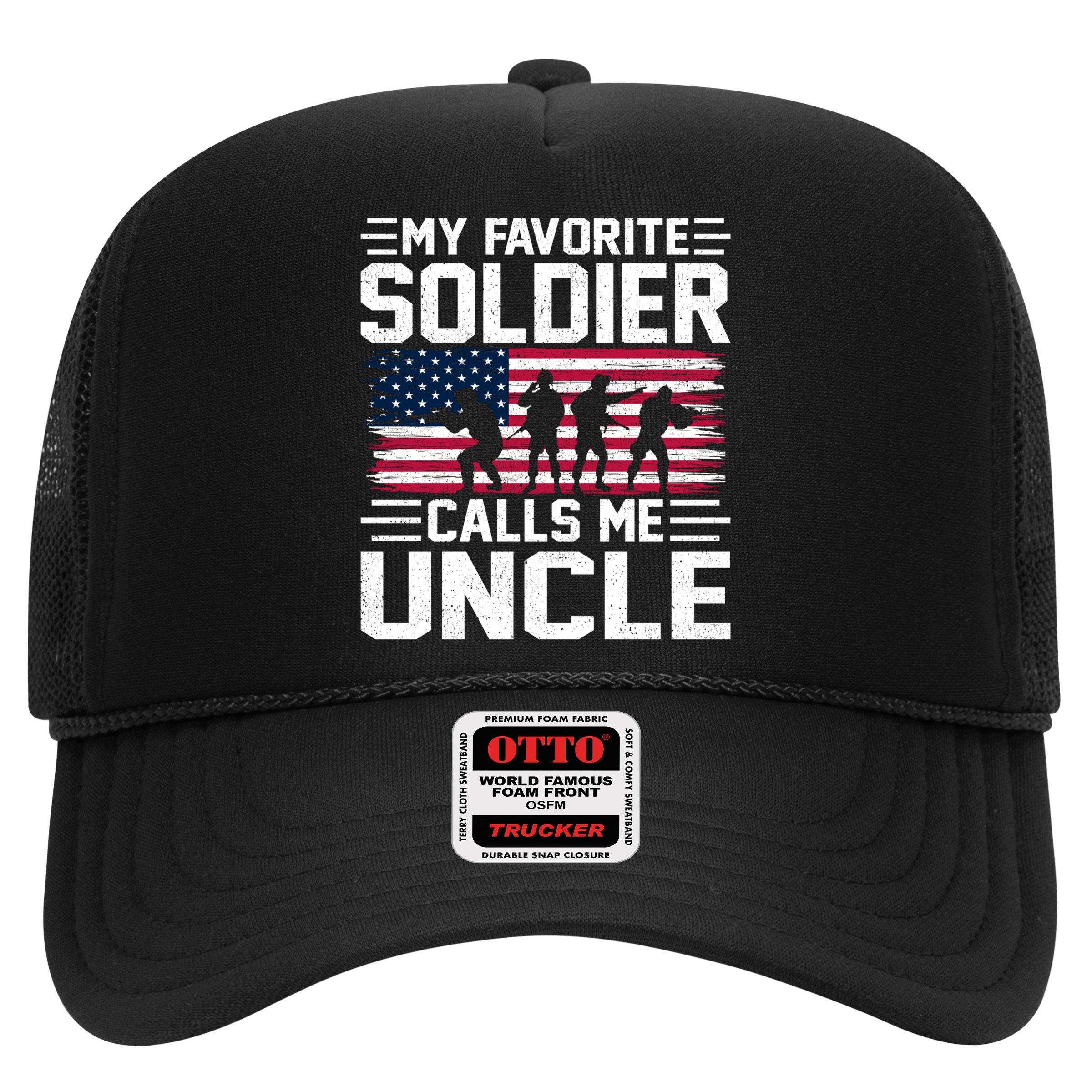 Vintage Style Usa Flag Soldier Uncle Army Father's Day Gift Hat