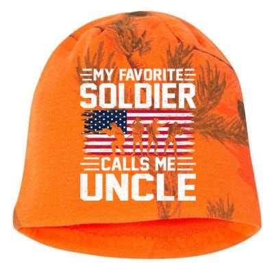 Vintage Style Usa Flag Soldier Uncle Army Father's Day Gift Kati - Camo Knit Beanie