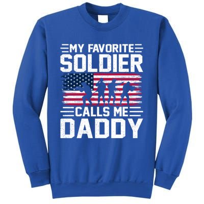 Vintage Style Usa Flag Soldier Daddy Army Father's Day Gift Sweatshirt