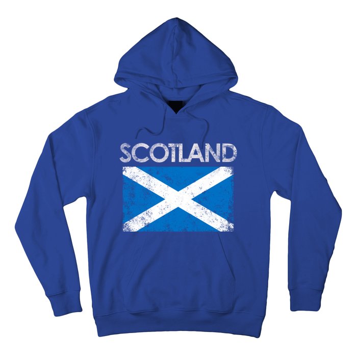 Vintage Scotland Uk Scottish Flag Pride Gift Hoodie