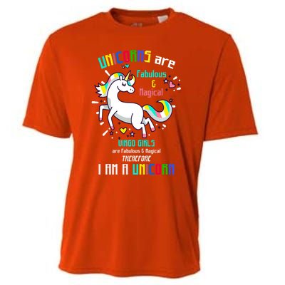 Virgo Sign Unicorns Virgo Are Fabulous Birthday Gift Cooling Performance Crew T-Shirt