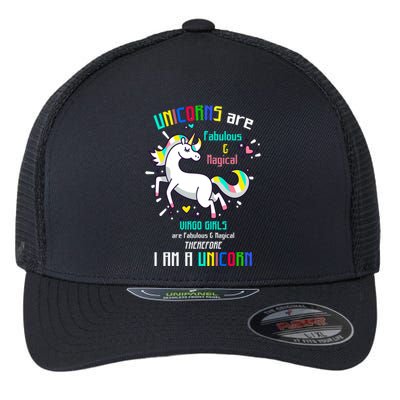 Virgo Sign Unicorns Virgo Are Fabulous Birthday Gift Flexfit Unipanel Trucker Cap