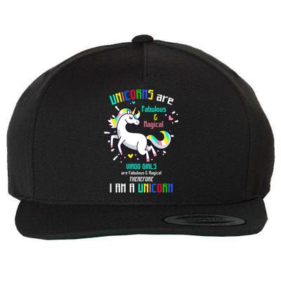 Virgo Sign Unicorns Virgo Are Fabulous Birthday Gift Wool Snapback Cap