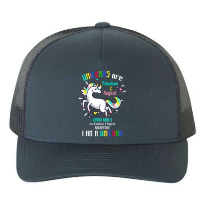 Virgo Sign Unicorns Virgo Are Fabulous Birthday Gift Yupoong Adult 5-Panel Trucker Hat