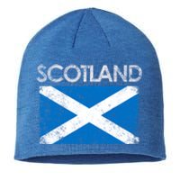 Vintage Scotland Uk Scottish Flag Pride Gift Sustainable Beanie