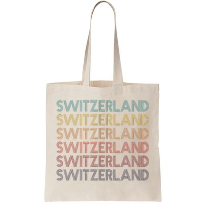 Vintage Switzerland Tote Bag