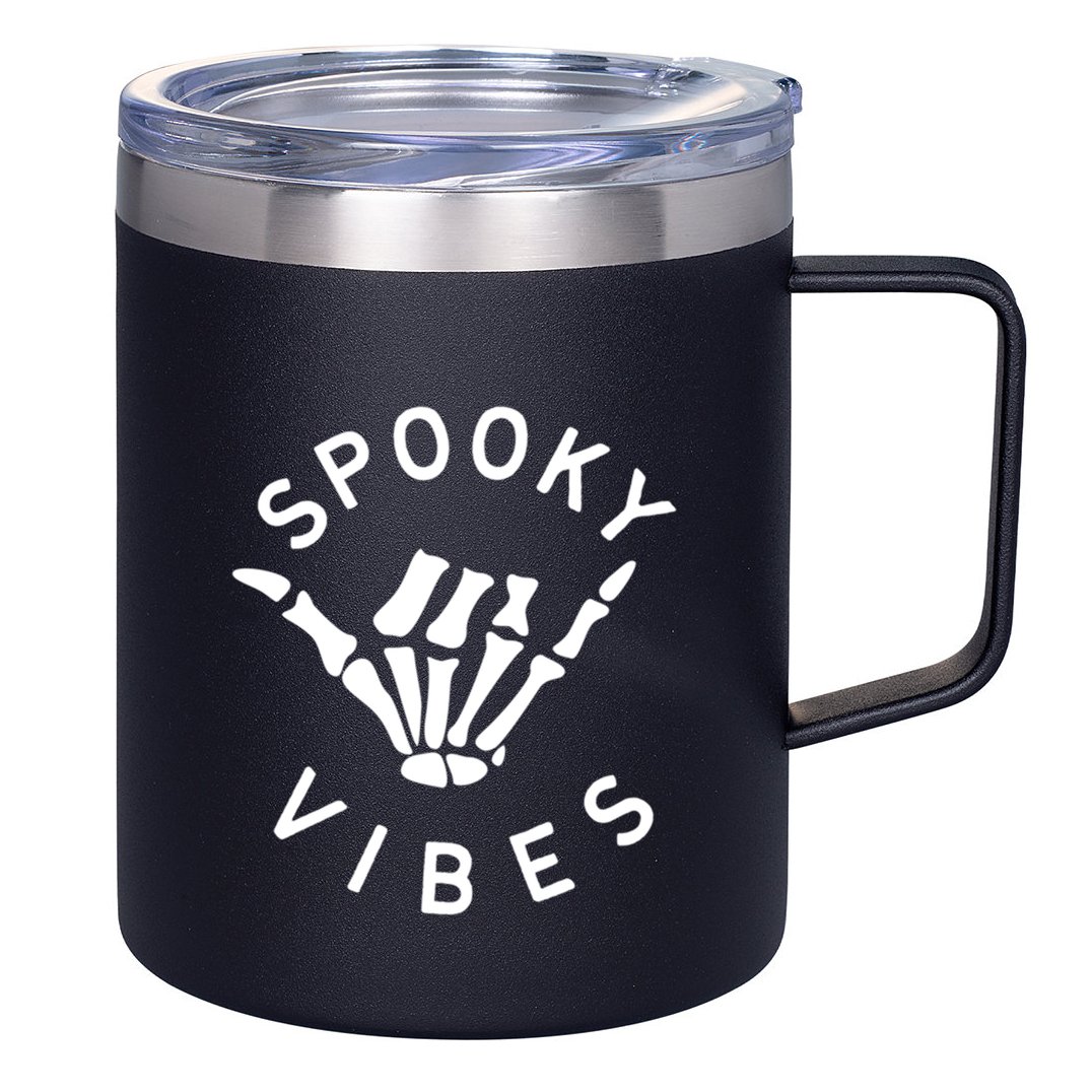 Vintage Spooky Vibes Trickortreat Scary Horror Great Gift 12oz Stainless Steel Coffee Mug