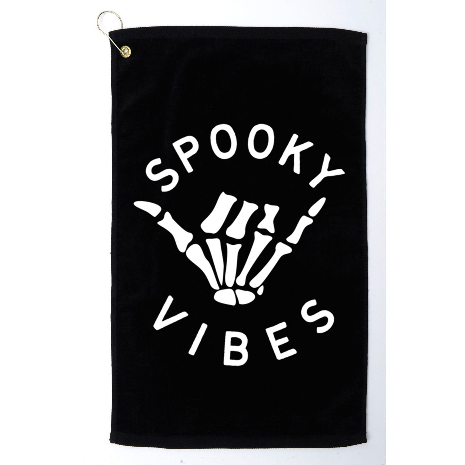 Vintage Spooky Vibes Trickortreat Scary Horror Great Gift Golf Towel