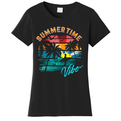 Vintage Summer Vibes Retro Summertime Women's T-Shirt