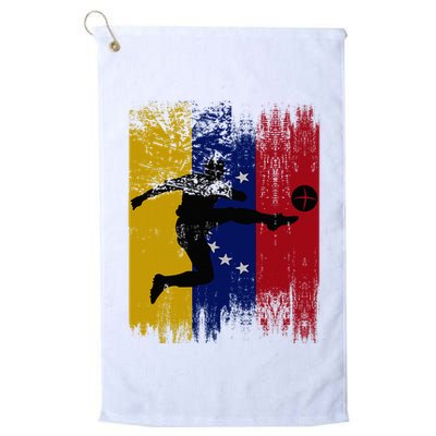 Venezuela Soccer Venezuelan Football Venezolano Futbol Golf Towel