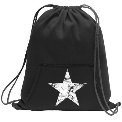 Vintage Star Sweatshirt Cinch Pack Bag