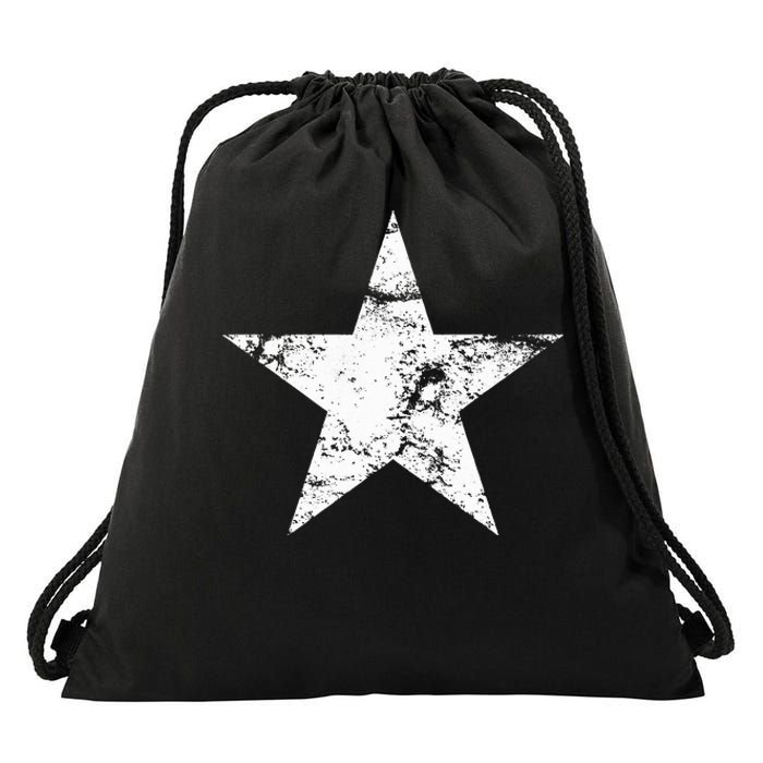 Vintage Star Drawstring Bag