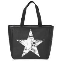 Vintage Star Zip Tote Bag