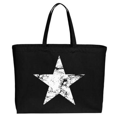 Vintage Star Cotton Canvas Jumbo Tote