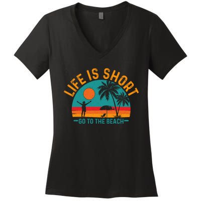 Vintage Summer Women's V-Neck T-Shirt