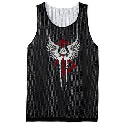 Valkyrie Symbol Valknut Odin Wings Vikings Asgard Valhalla Mesh Reversible Basketball Jersey Tank