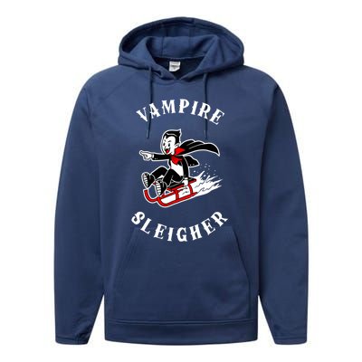 Vampire Sleigher Performance Fleece Hoodie